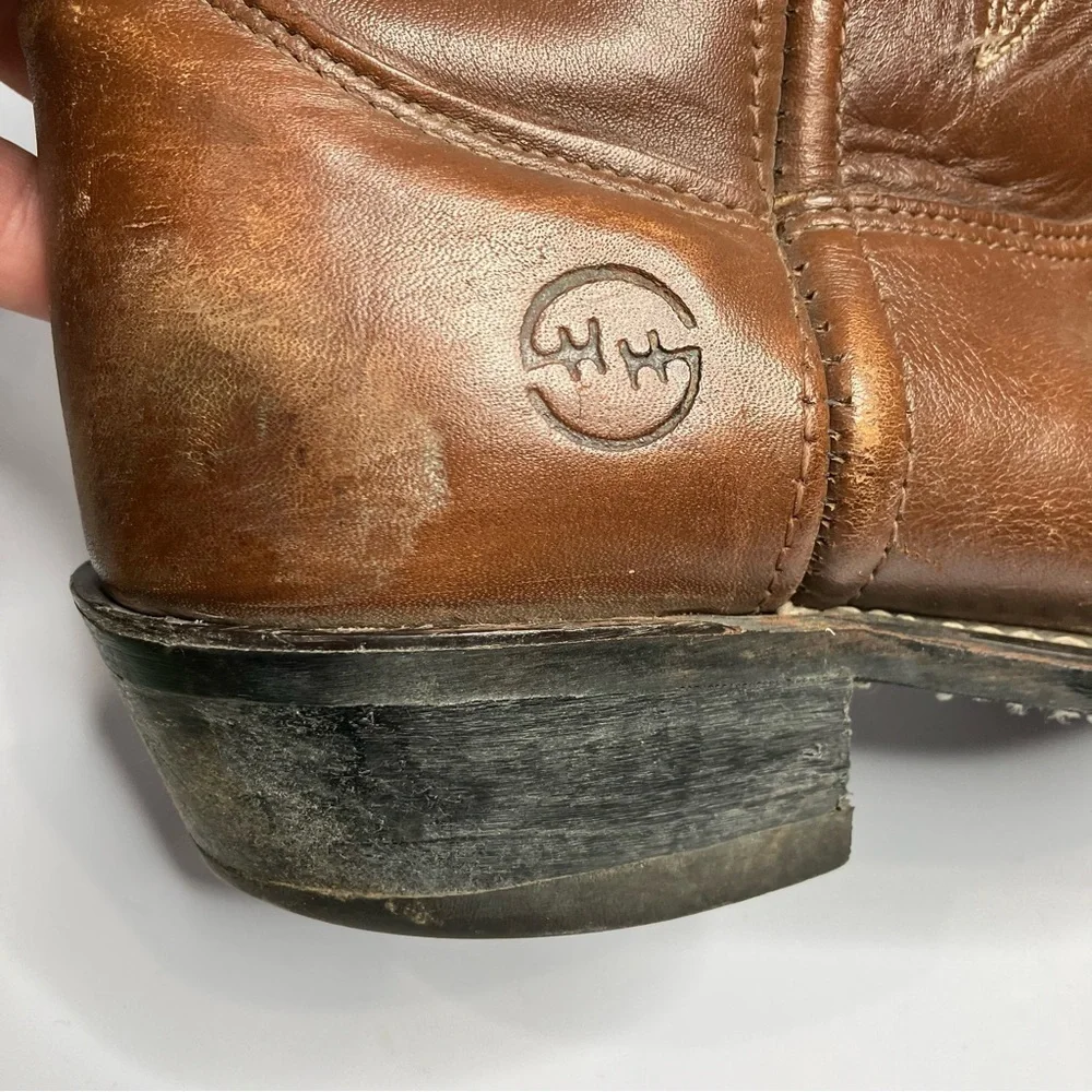Double H leather cowboy boots‎ men’s size 9